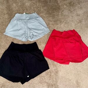 Halara SoftlyZero Airy Super High Waisted Yoga Shorts Pockets Bundle